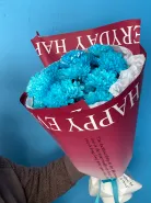 Синие хризантемы 