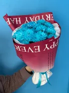 Синие хризантемы 