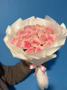 Букет нежных роз «Белоснежка»