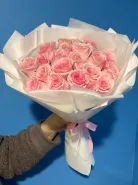 Букет нежных роз «Белоснежка»