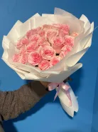 Букет нежных роз «Белоснежка»