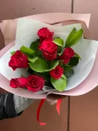 Букет 💐 Розы и Рускус 
