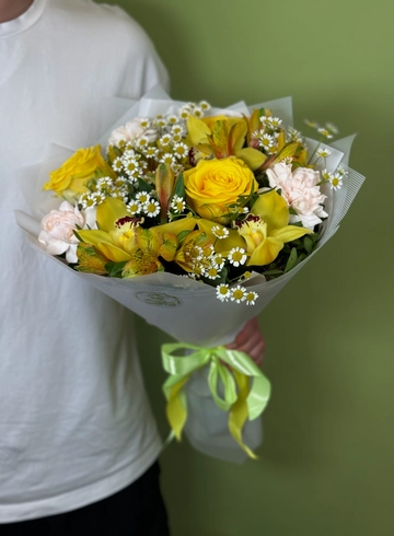 Букет «Луговая арфа» от интернет-магазина цветов в 